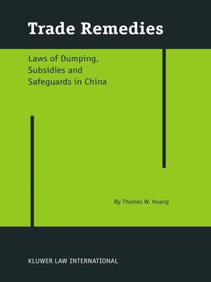 cover image of Trade Remedies